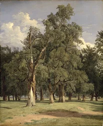 Jalavapuut Praterissa, 1831